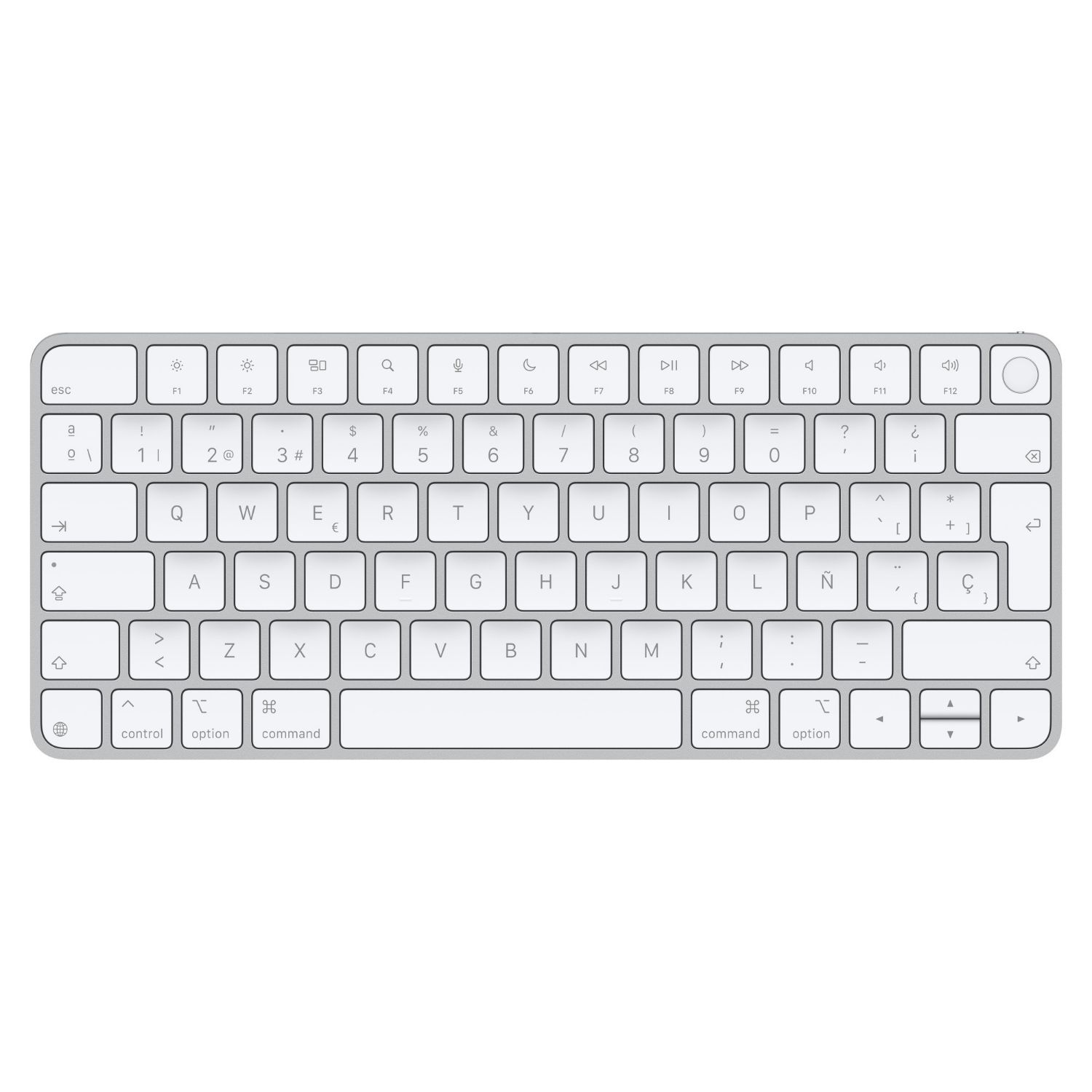 Teclado Apple Magic Keyboard con Touch ID para Mac Gris Espacial (MXCK3Y/A) - Imagen 2