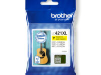 Brother LC-421XLY cartucho de tinta 1 pieza(s) Original Alto rendimiento (XL) Amarillo