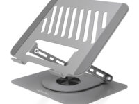AISENS Soporte de Sobremesa XL Giratorio Ajustable para Portatil / Tablet 10'-17', Gris
