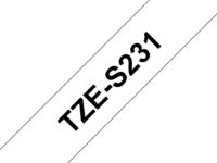 Brother TZE-S231 cinta para impresora de etiquetas Negro sobre blanco TZ