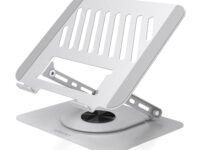 AISENS Soporte de Sobremesa XL Giratorio Ajustable para Portatil / Tablet 10'-17', Plata
