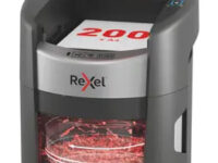 Rexel ShredMax AutoFeed+ 200X triturador de papel Corte cruzado 55 dB 22,5 cm Negro