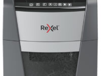 Rexel Optimum AutoFeed+ 100X triturador de papel Corte cruzado 55 dB 22 cm Negro, Gris